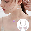 5 Bags 5 Colors Transparent Acrylic Beads MACR-WR0001-02-6