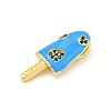 Rack Plating Brass Micro Pave Cubic Zirconia Pendants KK-P277-09G-3