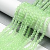 Imitation Jade Glass Beads Strands GLAA-F029-J4mm-01-4