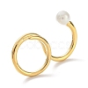 304 Stainless Steel Double Rings RJEW-B046-01G-03-1