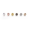 Brass Rhinestone Spacer Beads RB-JP0002-12-NF-3