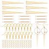 DIY Geometric Dangle Earring Making Kit FIND-AR0002-13-1