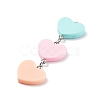Valentine's Day Opaque Resin Big Pendants OACR-P025-D01-2