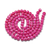 Drawbench Glass Beads Strands DGLA-S115-4mm-L07-2