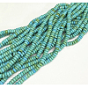 Synthetic Turquoise Beads Strands TURQ-G109-6x3mm-06-2