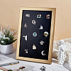 Wood & Plastic Rectangle Photo Frame Stand DJEW-WH0072-13B-03-5