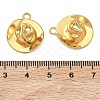 304 Stainless Steel Pendants X-STAS-P446-08G-3
