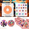 15 Styles Halloween Theme Handmade Polymer Clay Beads CLAY-YW0002-59-3