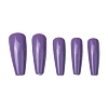 Solid Color French Short False Nails MRMJ-T108-02-M-2