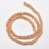 Faceted Round Full Rainbow Plated Imitation Jade Electroplate Glass Beads Strands X-EGLA-J130-FR10-2