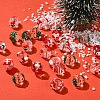 Christmas Transparent Glass Enamel Beads GLAA-YW0005-06A-01-5
