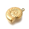 PVD Vacuum Plating 201 Stainless Steel Pendants STAS-C111-21G-2