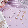 50Pcs 2 Colors Brass Beads KK-BBC0018-23-3