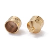 Brass Cord Ends X-KK-D002-05G-2