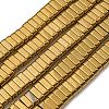 Electroplated Non-magnetic Synthetic Hematite Beads Strands G-C106-B02-12A-1