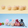 Round Unfinished Wood Beads WOOD-PH0008-10-5