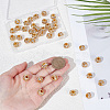 40Pcs Brass Rhinestone Beads RB-UN0001-21-4
