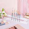 Acrylic Makeup Brush Organizer Display Stand MRMJ-WH0070-77P-5