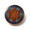 1-Hole Alloy Enamel Shank Button FIND-WH0116-52A-KCG-1