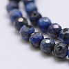 Faceted Natural Fire Crackle Agate Beads Strands X-G-F447-4mm-A19-3