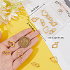 15Pcs 3 Styles 304 Stainless Steel Connector Charms STAS-BBC0002-21-3