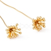 Brass Flower Head Pins FIND-B009-04G-3