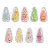 45Pcs 9 Colors Plastic with Resin and Polymer Clay Accessories RESI-CJ0001-175-3