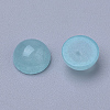 Natural White Jade Cabochons X-G-R416-6mm-07-2