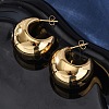 Moon 304 Stainless Steel Stud Earrings EJEW-A125-23G-3