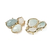 Natural Flower Amazonite Links connectors G-E526-28P-2