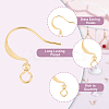 150Pcs Brass Earring Hooks KK-DC0002-43-4