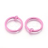 Spray Painted Iron Split Key Rings IFIN-L038-10-FF-1