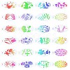 Plastic Face Paint Stencils DIY-WH0304-582F-1