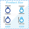 60Pcs 2 Style Silicone Pendant SIL-GF0001-42E-2