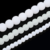 Imitation Jade Glass Beads Strands GLAA-T032-J8mm-MD01-5