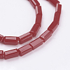 Opaque Glass Beads Strands EGLA-E008-3x6mm-05-3