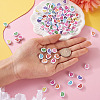 200Pcs Valentine's Day Opaque Acrylic Beads MACR-CW0001-13-7