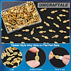 Unicraftale 200Pcs Tibetan Style Alloy Glue-on Flat Pad Bails KK-UN0001-48-5