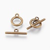 Alloy Toggle Clasps LS-TIBE-EA774Y-AB-RS-1