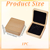 Wood Badge Packing Magnetic Boxes CON-WH0043-307-2