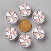 Transparent Enamel Acrylic Beads TACR-S155-005C-3