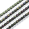 Electrophoresis Iron Rhinestone Strass Chains CHC-Q009-SS12-B10-1
