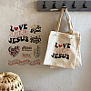 Self-Adhesive Silk Screen Printing Stencil DIY-WH0338-351-6