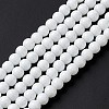 Painted Glass Bead Strands DGLA-S071-6mm-01-1