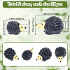 40Pcs 2 Styles Resin Hedgehog Display Decoration DJEW-SP0001-42-2