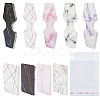 Marble Pattern Paper Necklace & Earring Display Cards DIY-YS0001-26-1