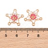 Alloy Enamel Chandelier Component Links AL-CBA8479-12KCG-02-3