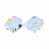 Transparent Acrylic Beads ACRC-S039-08A-3