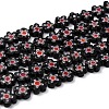 Handmade Millefiori Glass Bead Strands LAMP-J035-8mm-19-1