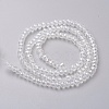Electroplate Glass Beads Strands EGLA-F124-FR-B11-2